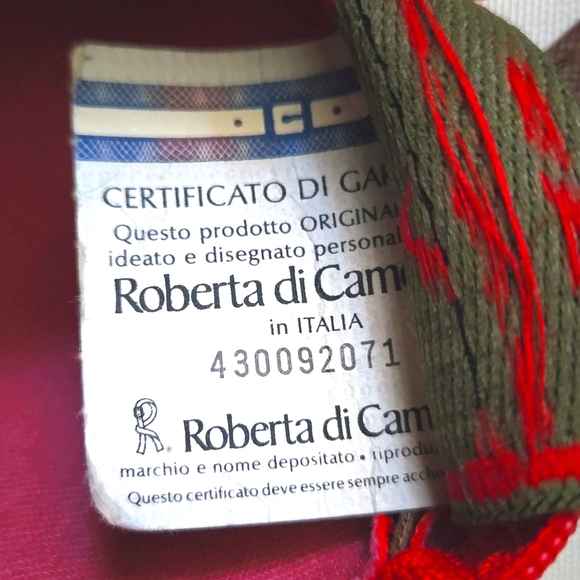 Roberta Di Camerino Red Round Crossbody - Picture 8 of 13